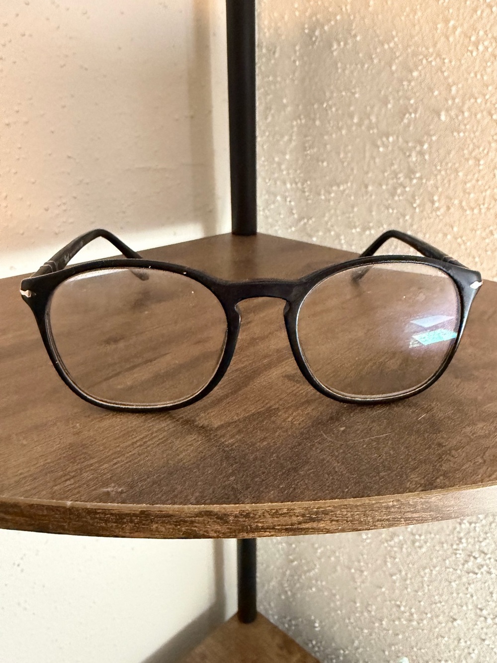 Persol PO3007V 95 52mm Square Eyeglass Frames, Black/Demo